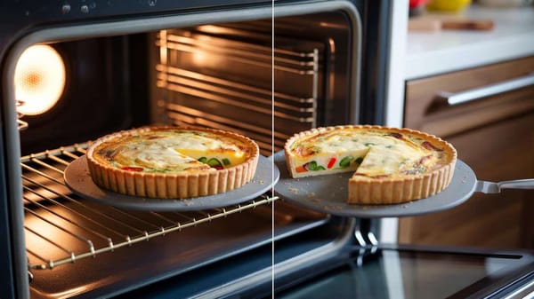 Darum macht Heißluft Ihre Quiche matschig – und diese Ofeneinstellung rettet sie