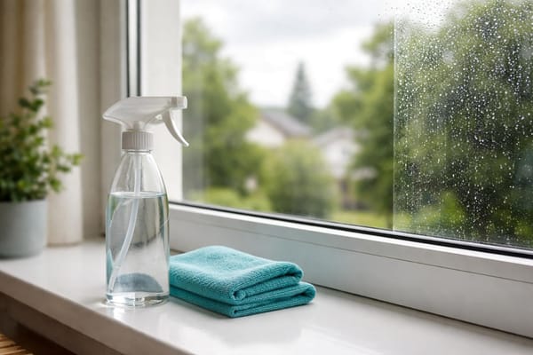 Seit ich diesen Trick nutze, bleiben meine Fenster wochenlang streifenfrei