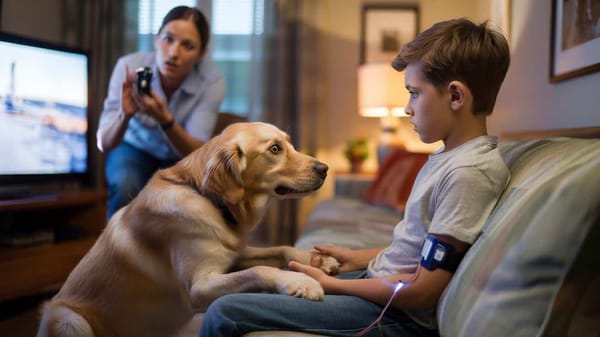 Assistenzhund rettet diabetischem Kind das Leben – Video rührt Netz zu Tränen