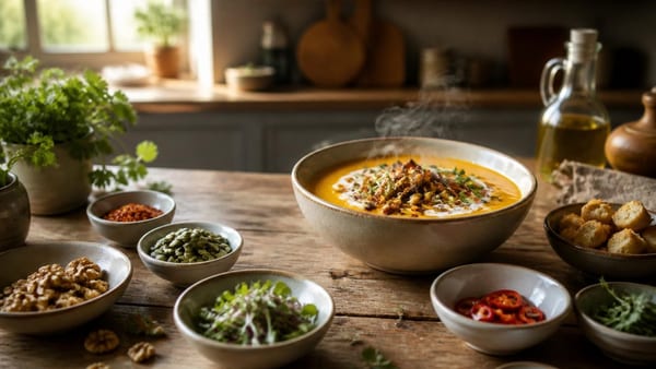 7 geniale Toppings: Mit ihnen peppst du jede Suppe auf