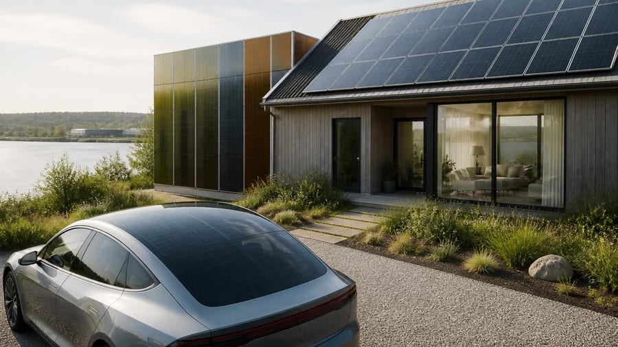 Auf dem Auto, am Haus, in Fenstern: So sieht die Solaranlage der Zukunft aus