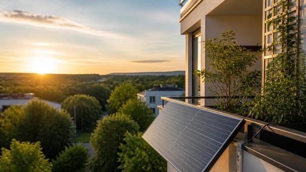 Billigerer Strom mit Balkonkraftwerk? So lohnt sich die Anschaffung einer Mini-Solaranlage