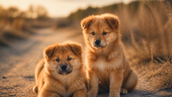 Chow Chow Mix Welpen nur noch 2 Weibchen frei (Wiesbaden) - Mischlings-Welpen bis 50cm (ausgew.)