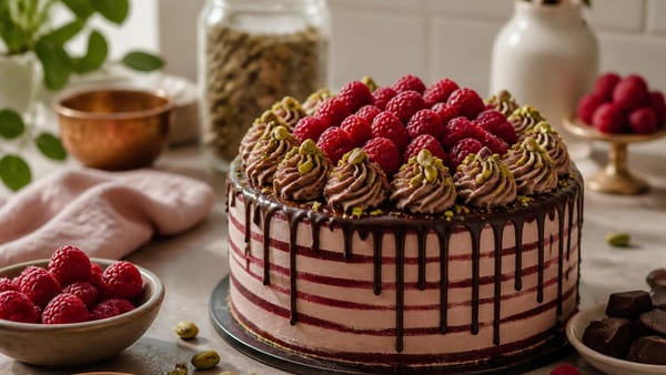 Trend-Check: Warum wir die neue Dubai-Torte mit Himbeeren diesen Sommer lieben