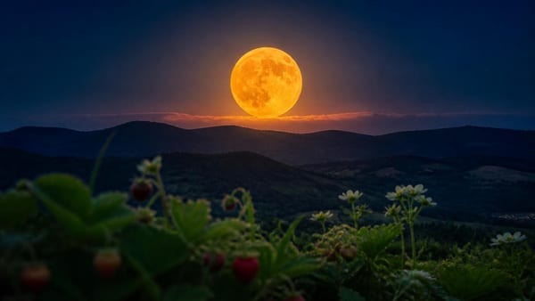 Erdbeermond 2026: Der besondere Vollmond im Juni