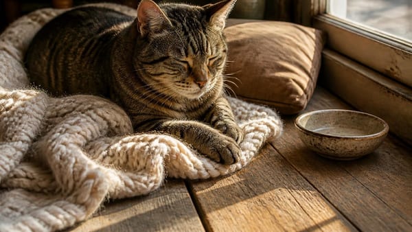 Gemütlichkeit gesucht: Amy - eine Katzenseniorin zum Verlieben