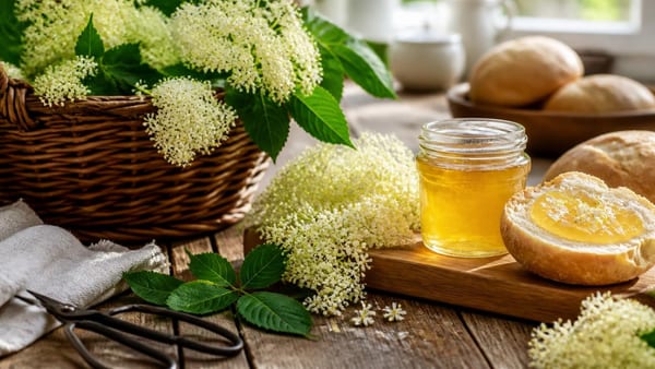 Holunderblütengelee: Ein Rezept für fruchtig-frischen Sommer auf dem Brötchen