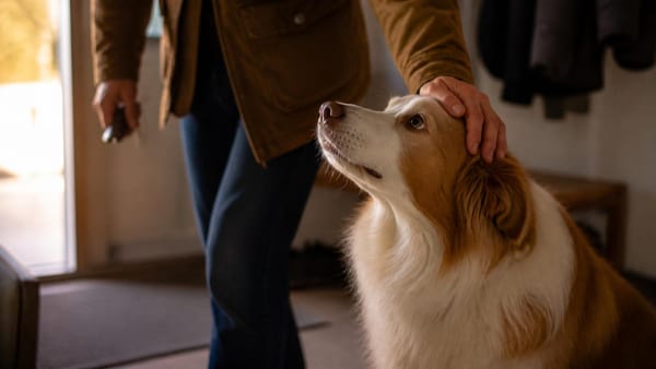 Diese kleine Routine vor dem Verlassen des Hauses kann den ganzen Tag deines Hundes verändern