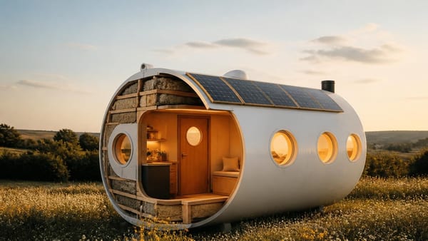 Tiny House aus Windrad: Diese Idee denkt Upcycling neu